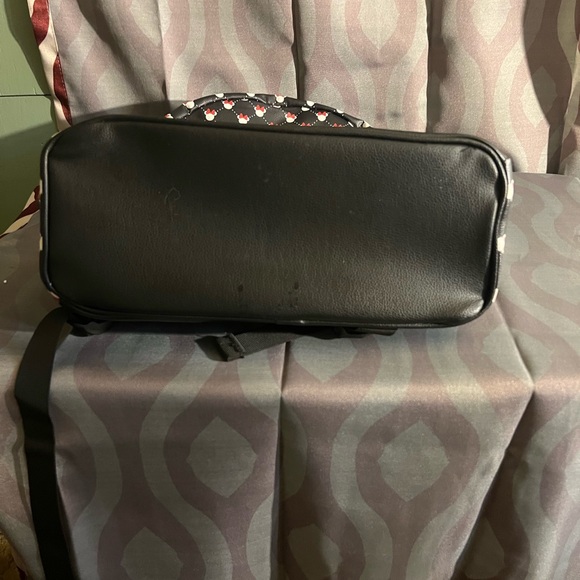 Official Disney Parks Minnie Mouse Polka Dot Bow Mini Vegan Leather Backpack Bag - Picture 10 of 10